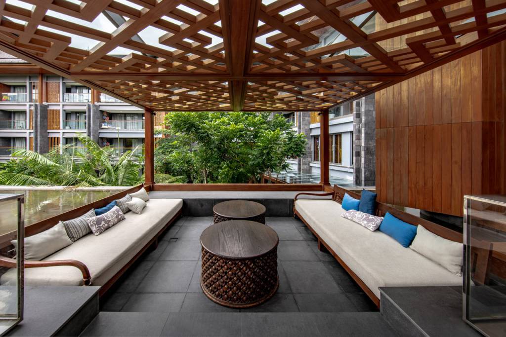 Outdoor Lounge at Indigo Bali