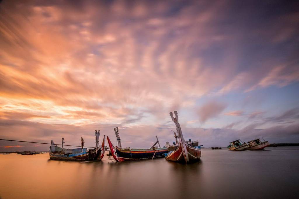 Fisherman Boats At Dawn